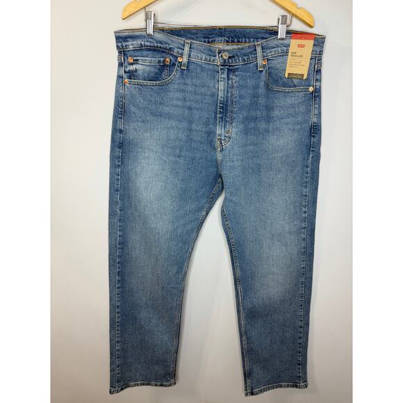 Levis 505 Mens Jeans Regular Fit Straight Leg 38X30 New - Picture 9 of 9